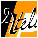 Logo_SevenDesign, logo for et firma som utfører grafisk design og kunst. ordet Art er skrevet på logoen, logoen er et stort 7tall og en stor D, over dette kommer ordet Art svevende. 7tallet er i svart, bokstaven D i knall orange, Art er i svart
